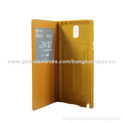 2014 New Leather Mobile phone Case for Samsung Galaxy Note 3 N9000, Resists Dirt and Scratch